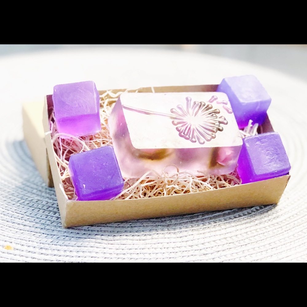 🔴SOLD 🔴Hand made Lavender hand soap bundles